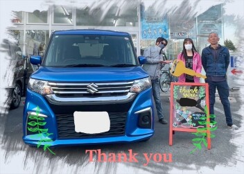 T様　中古車ｿﾘｵご納車おめでとうございます！
